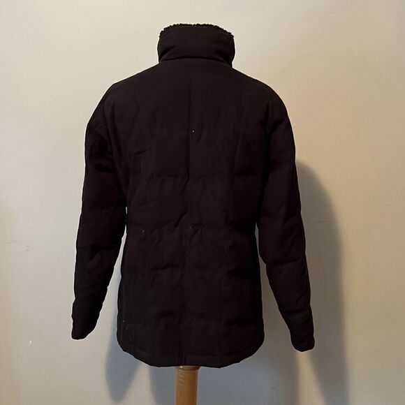 L.L. Bean Women's Black Long Sleeve Full Zip Down Winter Coat Size Small - Picture 5 of 8